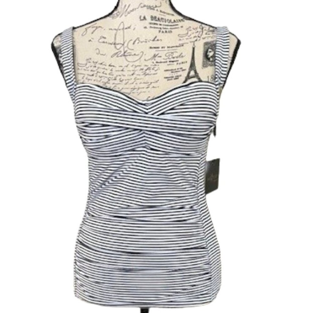Nip Tuck Sorento Stripe Joanne Tankini Top